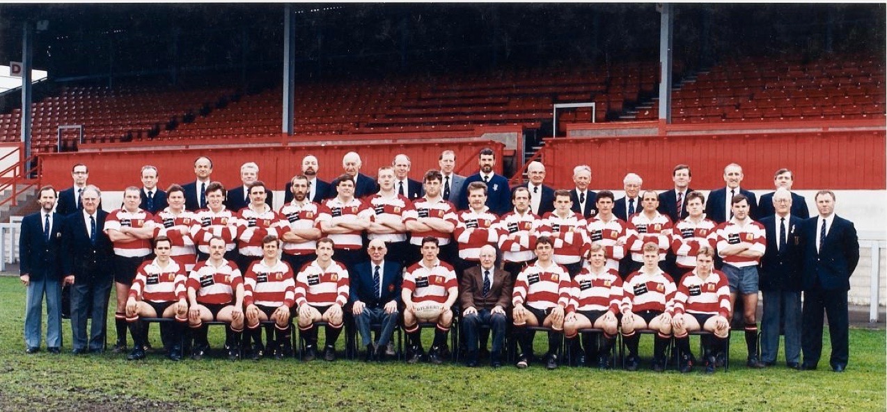 Chemise Vintage Gloucester Rugby Union – Années 90, Coton, Taille L